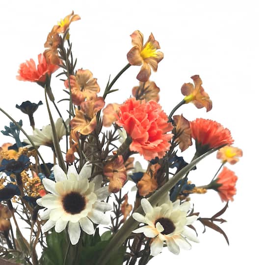 16" Orange & Blue Wildflower Mix Bush by Ashland®